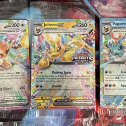 Pokemon TCG Prismatic Evolutions 9 Card Surprise Box Promo Complete Set (Sealed) - Image 3