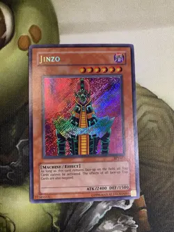 Jinzo BPT-011 Unlimited Secret Rare Holo 2003 Collector's Tin Card Nm Yu-Gi-Oh! - Image 1