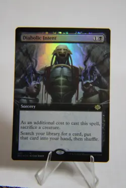 Diabolic Intent extended art 324 The Brothers' War NM English 1029 - Image 1