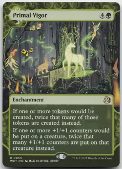 Primal Vigor (59) Wilds of Eldraine: Enchanting Tales NM - MTG - Image 1