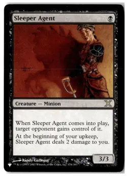 MTG Sleeper Agent - The List Reprints Moderately Played English - Image 1