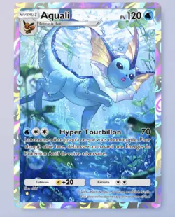 Vaporeon - Eevee Grove - Pokemon TCG Pocket - - Holo Full Art French Aquali - Image 1