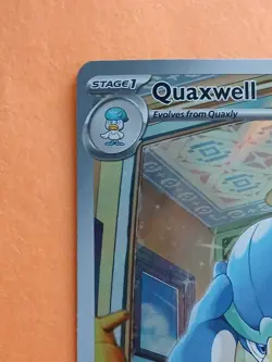 Pokemon Scarlet & Violet Paldea Evolved Quaxwell 207/193 Illustration Rare - Image 3