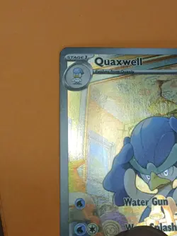 Pokemon Scarlet & Violet Paldea Evolved Quaxwell 207/193 Illustration Rare - Image 4