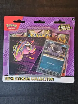 Pokemon - Mega Evolutions Ascended Heroes Tech Sticker Collection - Gastly - Image 1