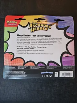 Pokemon - Mega Evolutions Ascended Heroes Tech Sticker Collection - Gastly - Image 2