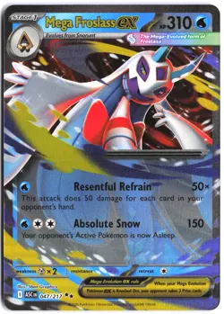 Mega Froslass ex 047/217 Double Rare ME: Ascended Heroes Pokemon - Image 1