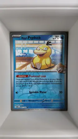 Misty's Psyduck 045/182 Reverse Holo POKEMON SV10: Destined Rivals ENG LP - Image 1