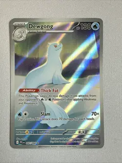 Pokemon TCG Dewgong 097/094 Illustration Rare ME Phantasmal Flames Near Mint (B) - Image 1