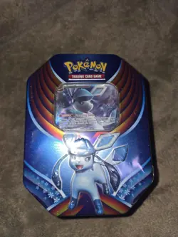 Pokemon 2018 Evolution Celebration Tin Glaceon GX Sealed - Image 1