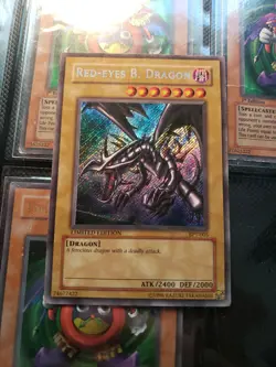 Yu-Gi-Oh! Red-Eyes B. Dragon BPT-005 Secret Rare Vintage Tin - Image 1