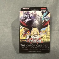 YUGIOH THE CHRONICLES DECK: THE FALLEN & THE VIRTUOUS (ALL-FOIL EDITION) DECK - Image 1