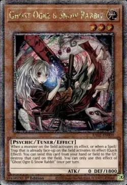 1x Ghost Ogre & Snow Rabbit (Alt. Art) | RA02-EN009 | QCR | 1st Ed | NM | YuGiOh - Image 1