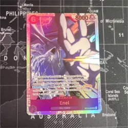 Enel OP15-060 Character Card 8000 Power Holo One Piece CCG 6 Cost Standard - Image 1