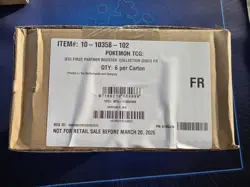 Case de 6 coffret Pokemon premiers partenaires 30 ans serie 1 Neuf Scelle - Image 1