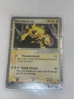 Pokemon TCG Electabuzz EX Holo Ultra Rare Card Ruby and Sapphire 97/109 - Image 1