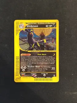Pokemon Card-Umbreon-Acquapolis-ENG-41/147-Holo Eng E-series Good Condition - Image 1