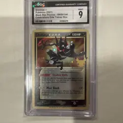 CGC 9 Greninja Star #SWSH144 SWSH Promo Holo Pokemon TCG Card 2021 - Image 1