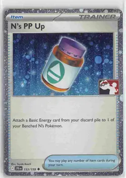 Prize Pack Series Cards Uncommon Holo 153/159 N's PP Up - Image 1