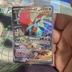 Roaring Moon EX Sir 251/182 Paradox Rift Holo Pokemon TCG Card NM Condition - Image 2