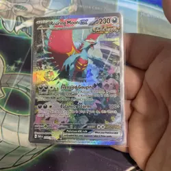 Roaring Moon EX Sir 251/182 Paradox Rift Holo Pokemon TCG Card NM Condition - Image 3