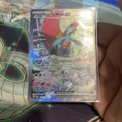 Roaring Moon EX Sir 251/182 Paradox Rift Holo Pokemon TCG Card NM Condition - Image 4