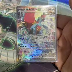 Roaring Moon EX Sir 251/182 Paradox Rift Holo Pokemon TCG Card NM Condition - Image 5