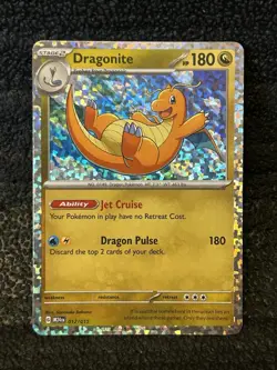 Pokemon TCG Dragonite Promo Holo Card 012/015 McDonald's 2024 Promos -H1 - Image 1