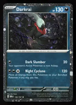 Darkrai (Cosmos Holo) Rare Miscellaneous Cards & Products 136/197 NM - Image 1