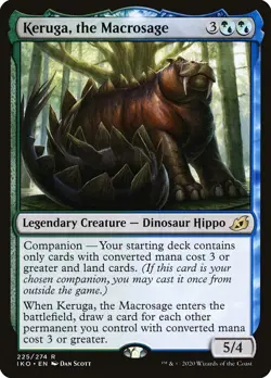 Keruga, the Macrosage [Ikoria: Lair of Behemoths] Magic MTG - Image 1