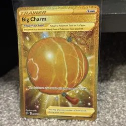 Big Charm Full Art Holo Pokemon TCG Trainer Item 206/202 - Image 1