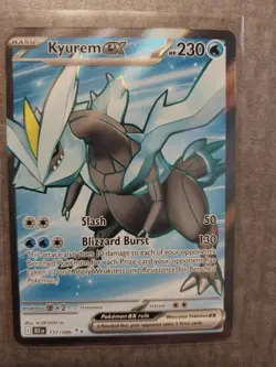 KYUREM EX 157/086 ULTRA RARE BLACK BOLT POKEMON HOLO NM - Image 2