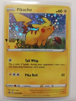 PIKACHU SWSH039 HOLO PROMO SWORD & SHIELD PROMO POKEMON HOLO LP - Image 2