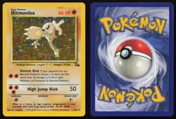 Hitmonlee 7/62 Unlimited Holo Rare Fossil Pokemon LP - Image 3