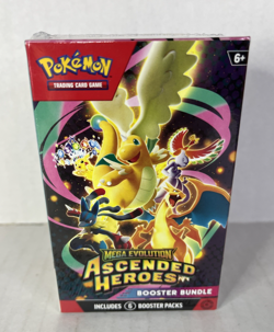 Pokemon TCG: Mega Evolution-Ascended Heroes Booster Bundle Box (6 Packs) Sealed - Image 1