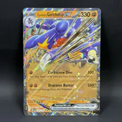 Pokemon Cynthia’s Garchomp EX 104/182 NM Double Rare Destined Rivals - Image 1