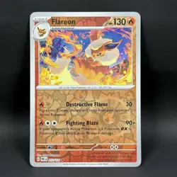 Pokemon Flareon 013/131 NM Reverse Holo Prismatic Evolutions - Image 1