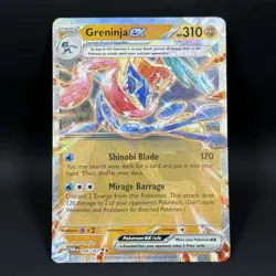 Pokemon Greninja EX 106/167 NM Double Rare Twilight Masquerade - Image 1