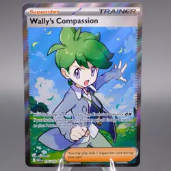 Wally's Compassion 176/132 Ultra Rare ME01: Mega Evolution Pokemon TCG NM - Image 1