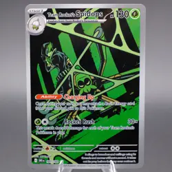 Team Rocket's Spidops 187/182 Illustration Rare SV10: Destined Rivals Pokemon T - Image 1