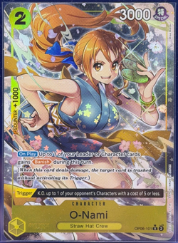 O-Nami Alt Art OP06-101 English ONE PIECE TCG Wings of Captain Foil English (1) - Image 1