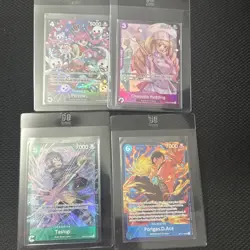 One Piece CCG Store Treasure Cup Promo Portgas.D.Ace, Tashigi, Perona, & Pudding - Image 1