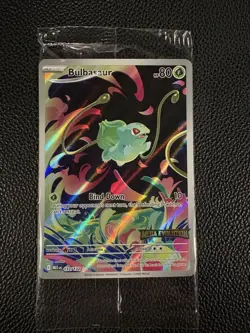 Bulbasaur 133/132 - Mega Evolution Enhanced Box Topper Stamped Promo (Sealed) - Image 1