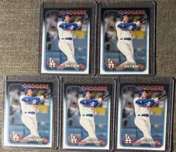 5 Lot -Shohei Ohtani - 2024 Topps Series 2 Baseball #500 Los Angeles Dodgers - Image 1