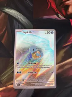 Pokemon Squirtle Illustration Rare Holo Sv: Scarlet & Violet 151 170/165 NM - Image 1