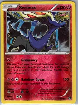 Xerneas 81/114 Reverse Holo XY - Steam Siege - Pokemon Card - NM - Image 1