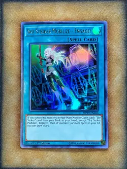 Yugioh Sky Striker Mobilize - Engage! MP19-EN260 Ultra Rare 1st Ed NM - Image 1