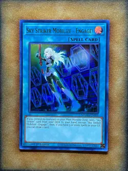 Yugioh Sky Striker Mobilize - Engage! MAMA-EN009 Ultra Rare 1st Ed NM - Image 1