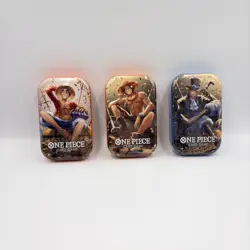 One Piece Card Game: Tin Pack Set (TS-02) - Art Set of 3 Mini Tins New Sealed - Image 1
