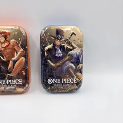 One Piece Card Game: Tin Pack Set (TS-02) - Art Set of 3 Mini Tins New Sealed - Image 4